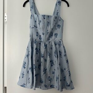 Reformation Sheri Linen Dress size 0, worn once